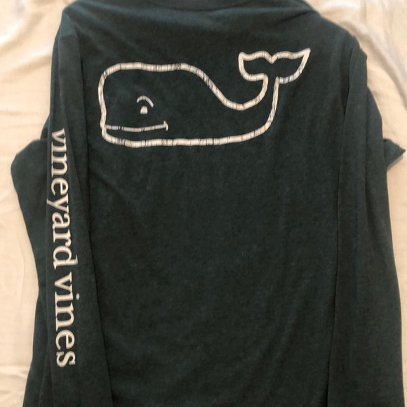 Green Vineyard Vines Long Sleeve T Shirt - Picture 4 of 4